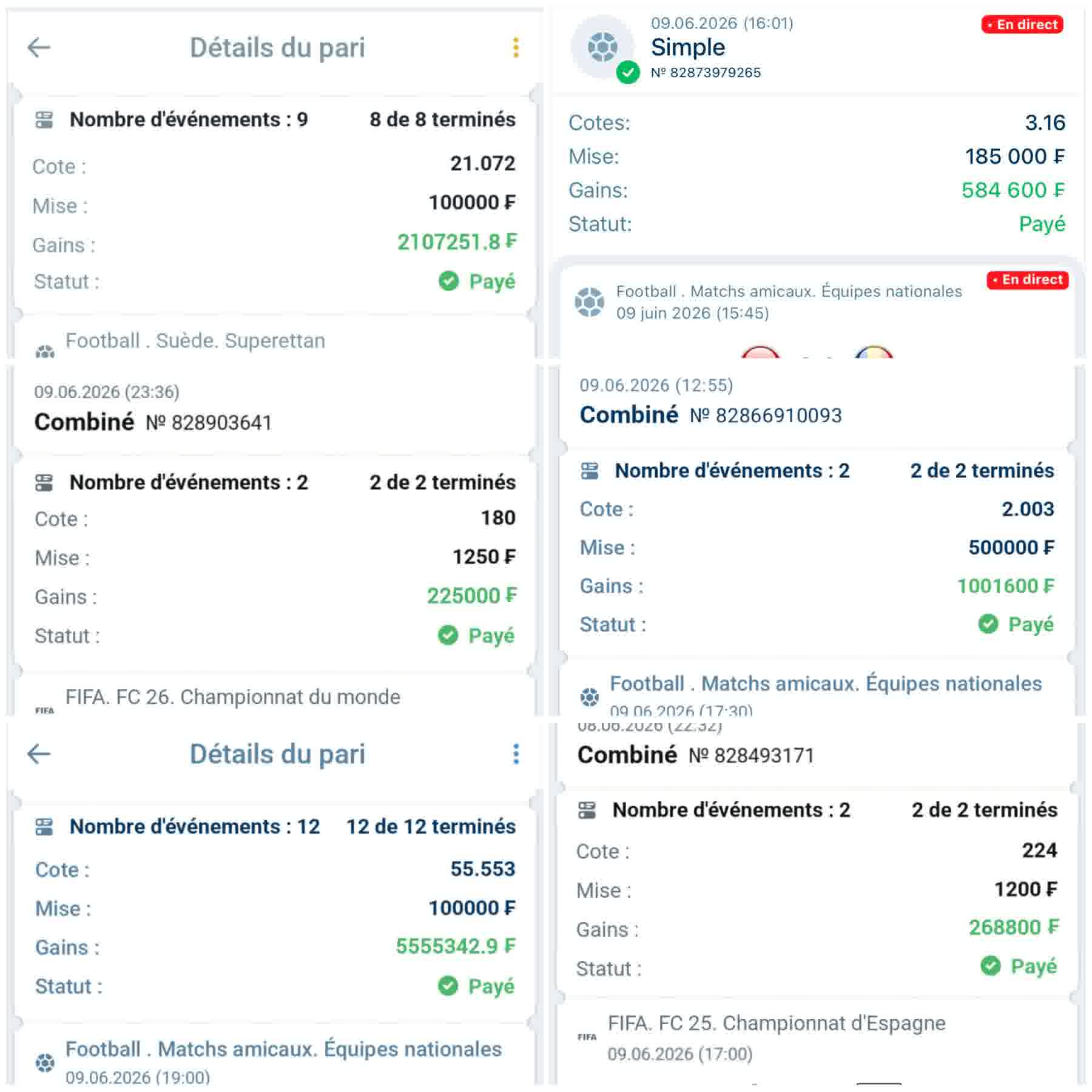 Coupon validé - DUWIN TICS 👑💎